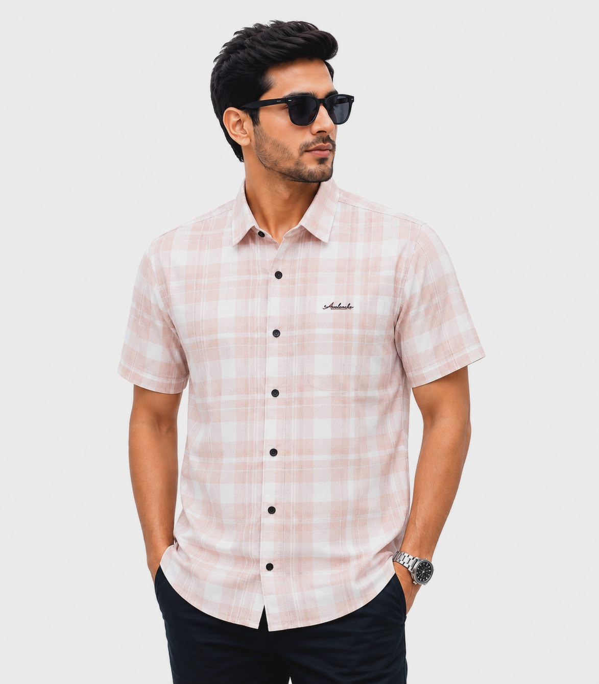 Classic Beige Check Shirt